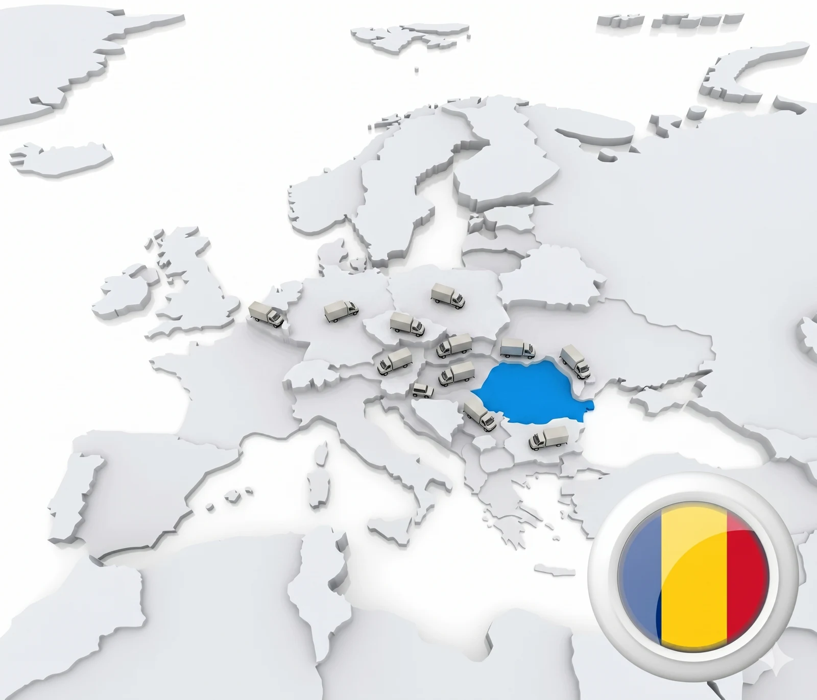 DAC European footprint, headquartered in Romania